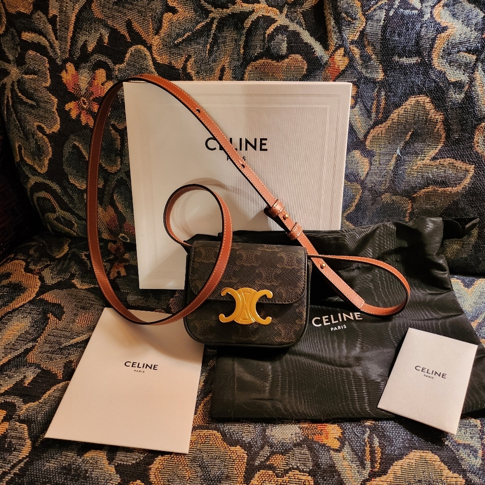 Celine Mini Claude Triomph Crossbody